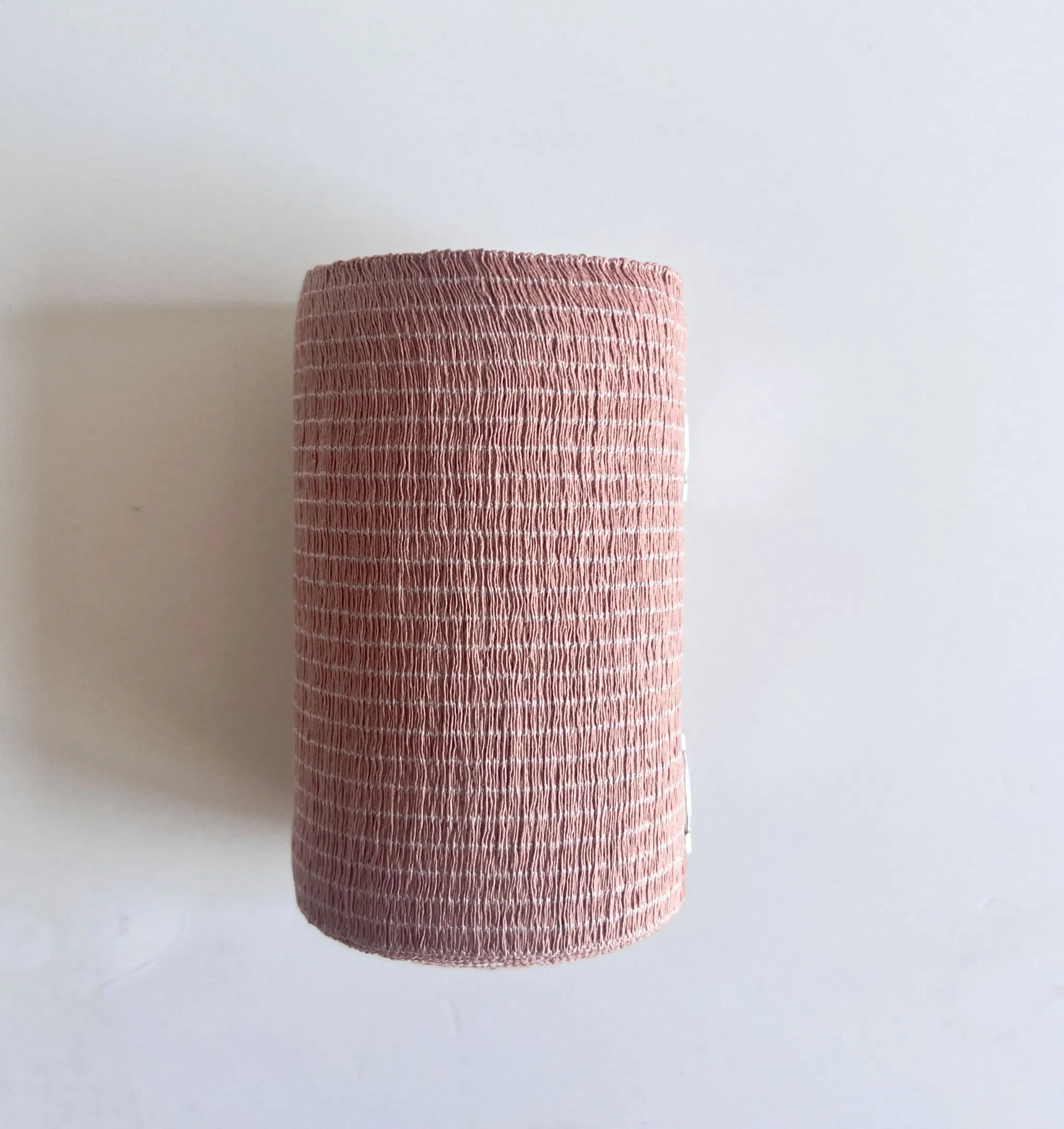 CE/FDA/ISO Certified Medical Elastic Bandage Wrap Compression Roll with Breathable Aluminum Clips