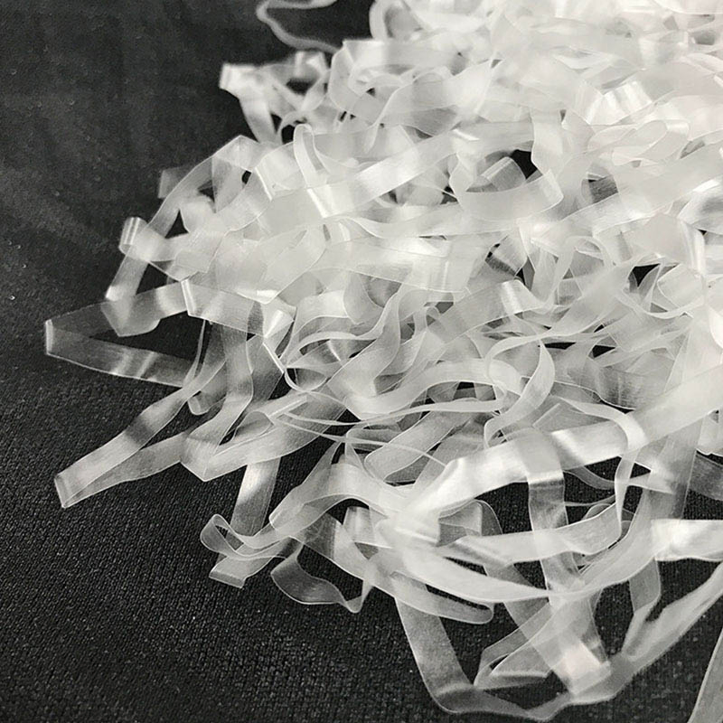 Factory Wholesale Clear Elastic Mobilon TPU Tape Hanger Loops for Garments Shoulder Neckline