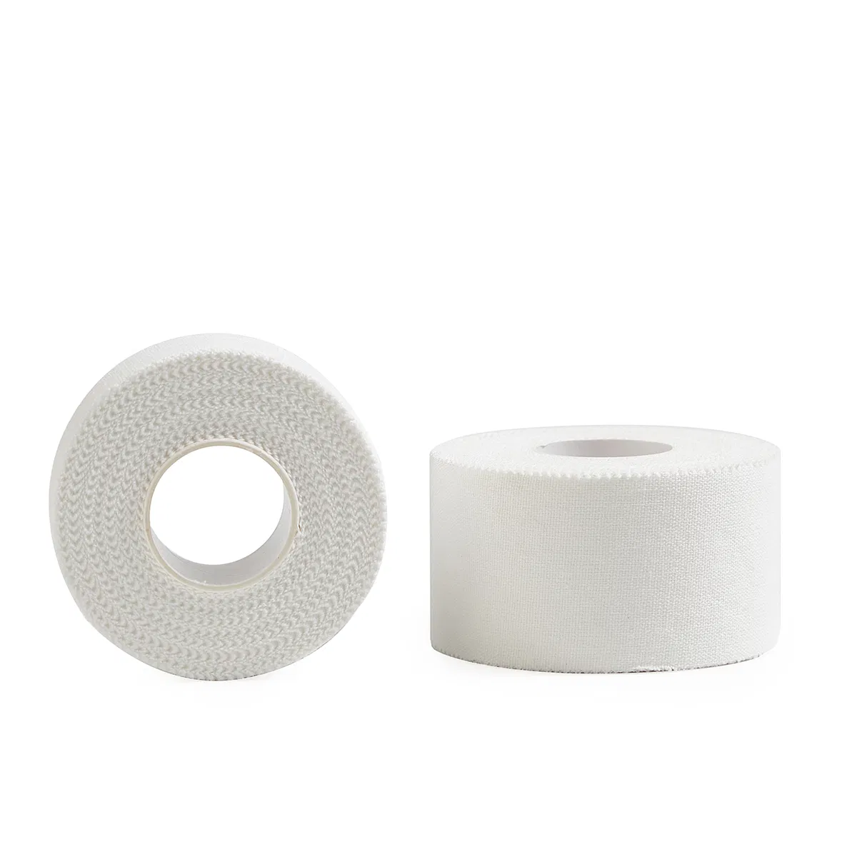 White, Easy Tear Sports Tape for Ankle, Latex-Free Adhesive, Strong Support, Athletic Training Tape Roll