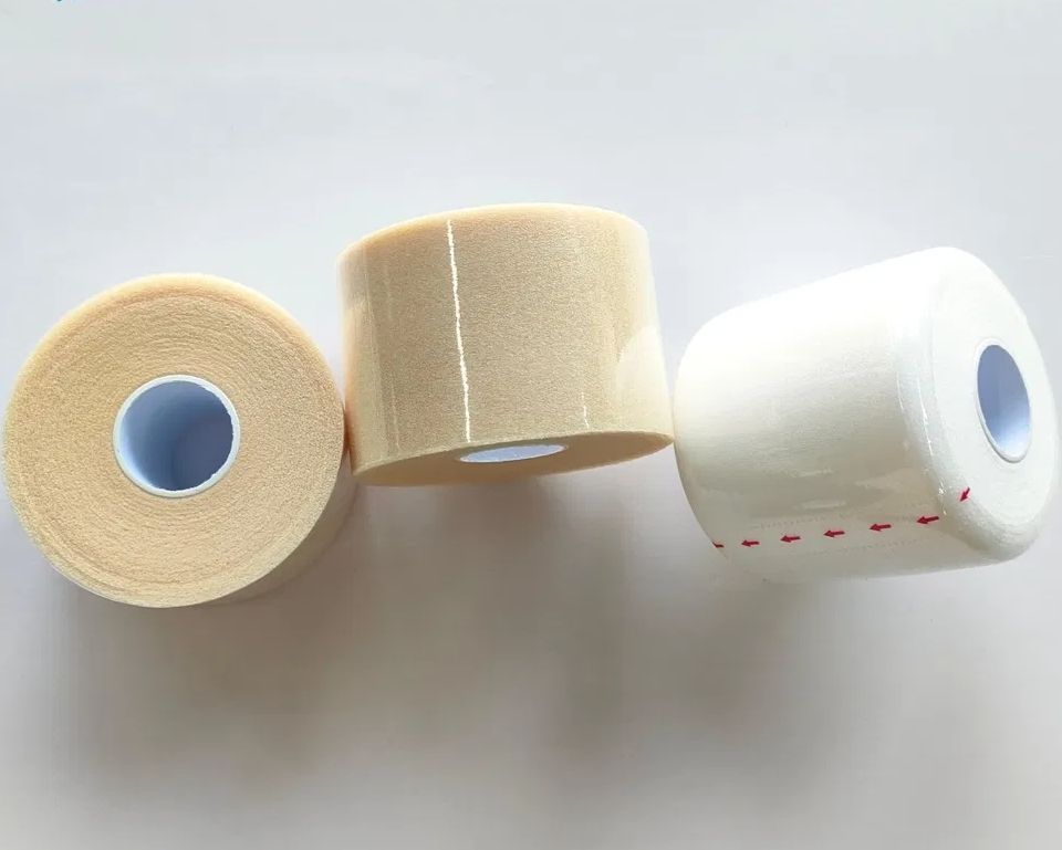 Mdr CE ISO Approved with Sports Tape Polyurethane Colorful Sports Plaster Foam Underwrap