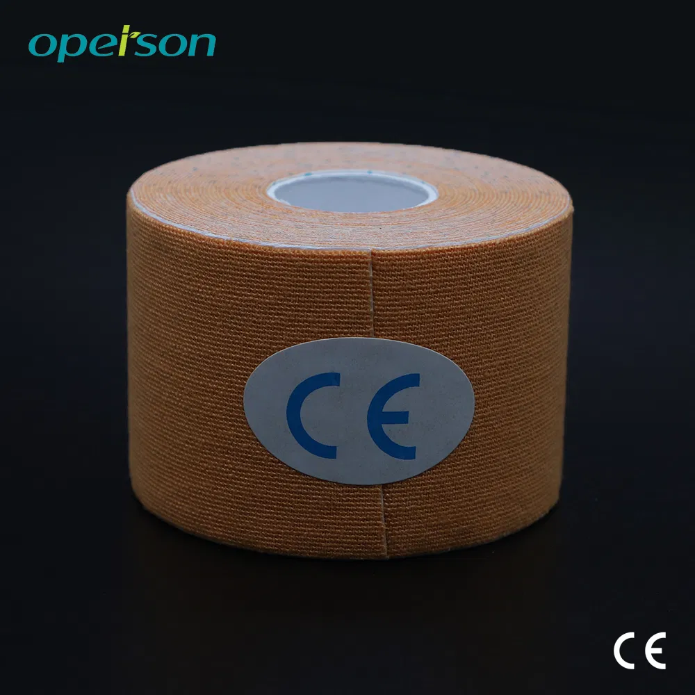 Waterproof Breathable Factory Wholesale Self-Adhesive Sports Injury Prevention Kinesiology Athletic Sports Tape