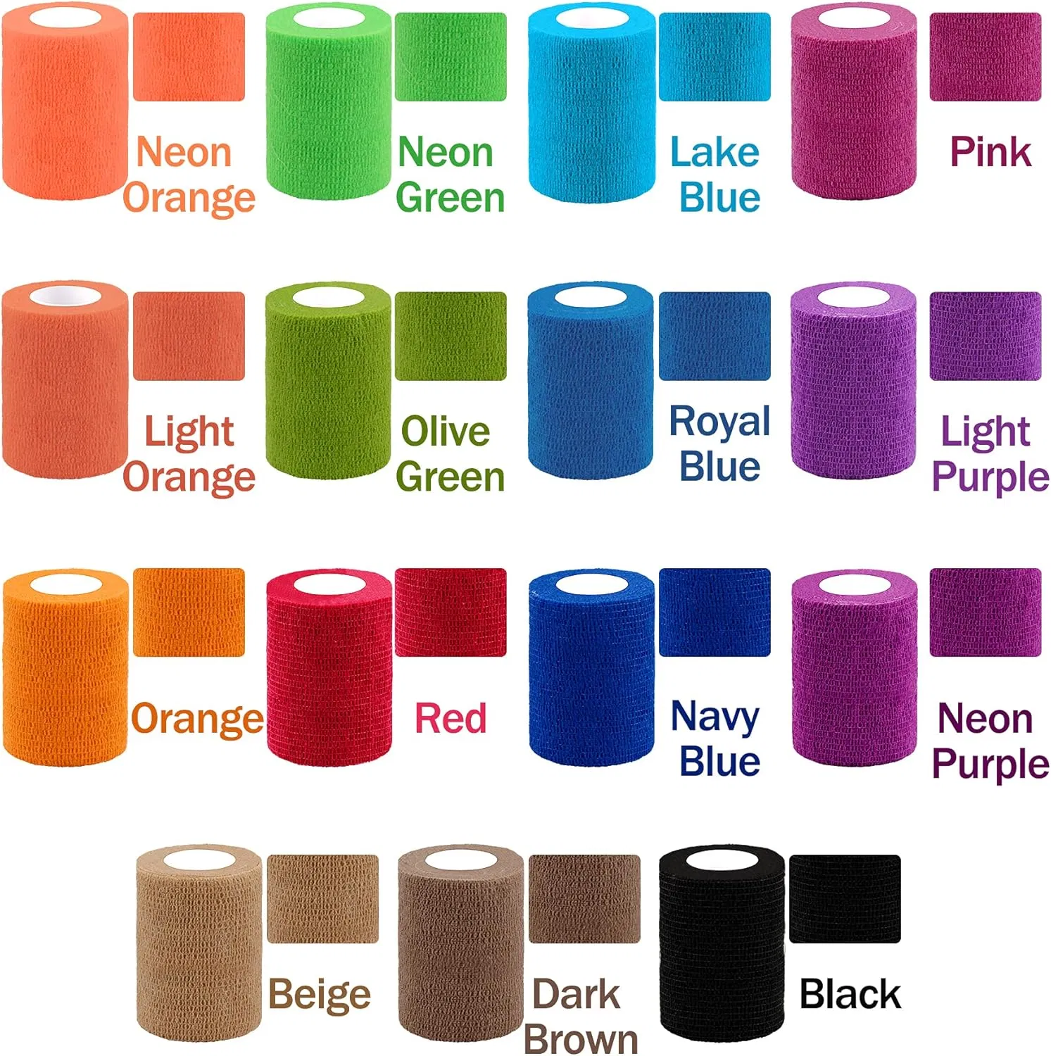 4 Inches Self-Adherent Wraps for Healthcare