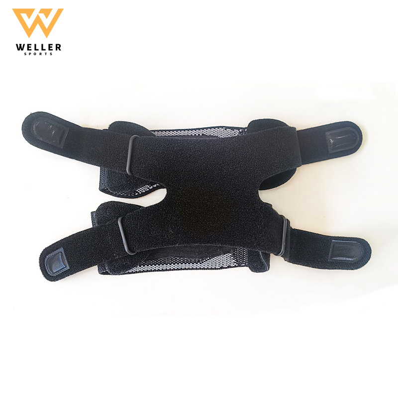 Adjustable Compression Knee Brace Silicone Knee Straps for Tennis Jump Running