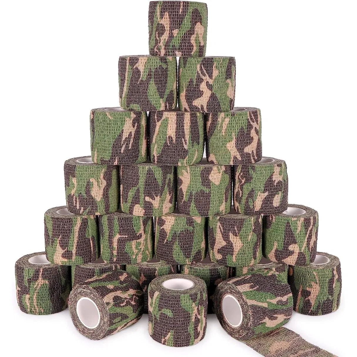 Self Adhesive Camouflage Elastic Cohesive Bandage Wrap for Hunting Outdoor