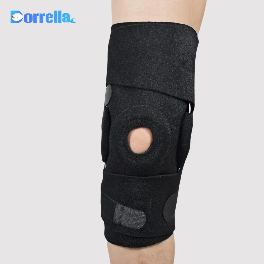 Custom Logo Knee Brace Wraps Compression Breathable Neoprene Running Sports Knee Support Sleeve Belt