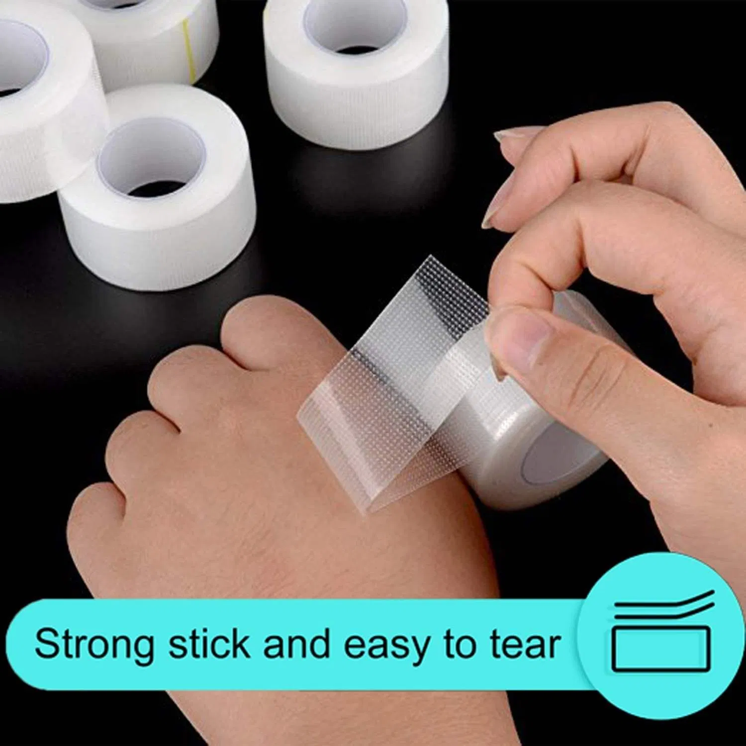 Breathable Micropore Clear Transparent Athletic Medical PE Tape for Sports and Surgery