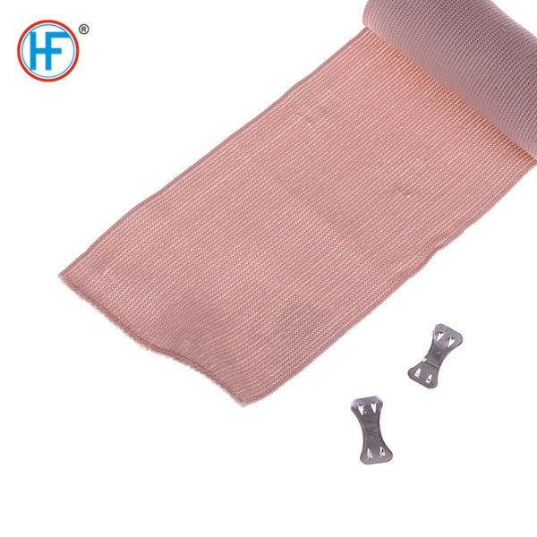 Mdr Certified Elastic Compression Rolls with Fastening Clips, Set of 12