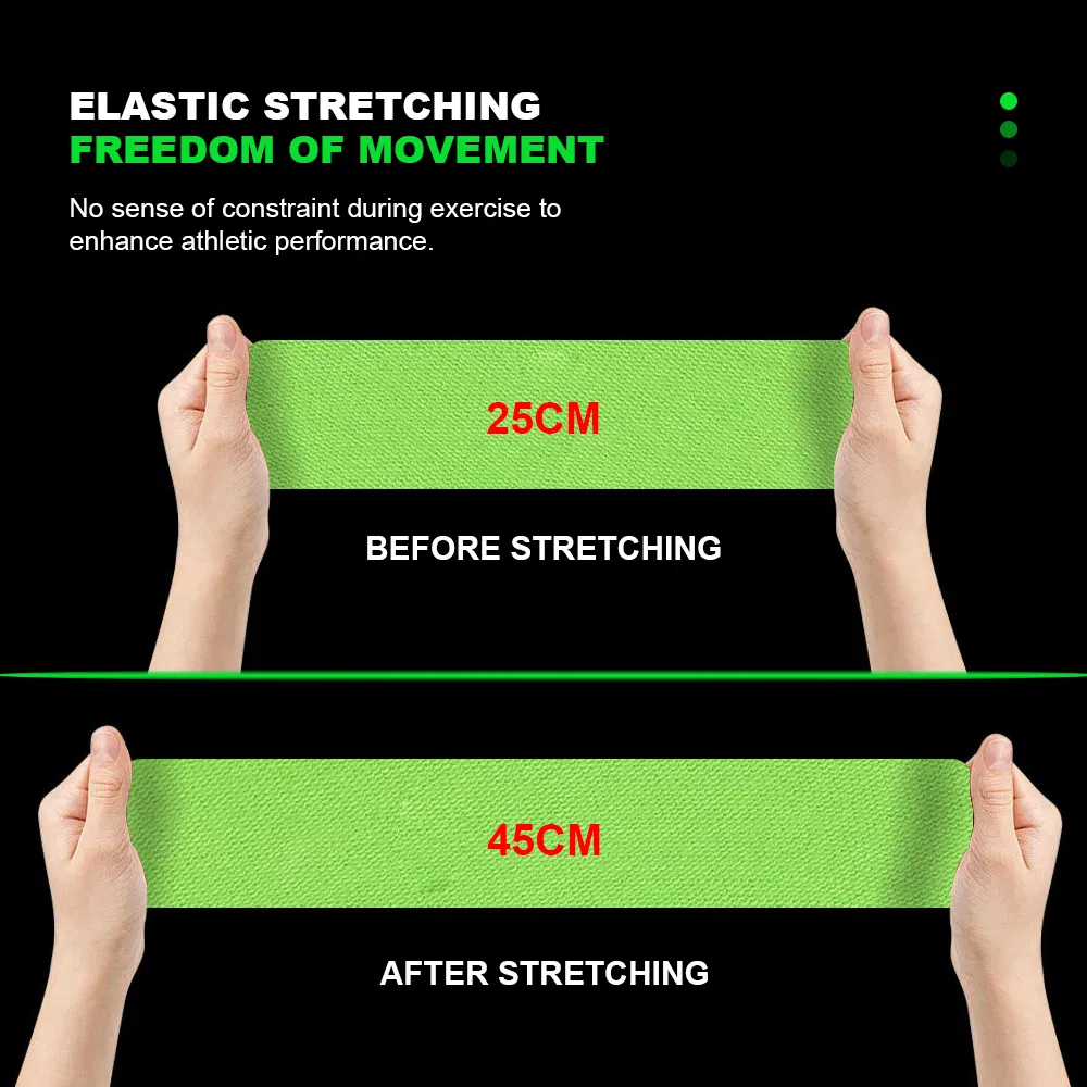 5 Size Kinesiology Tape Medical Athletic Elastoplast Sport Recovery Strapping Gym Waterproof Tennis Muscle Pain Relief Bandage
