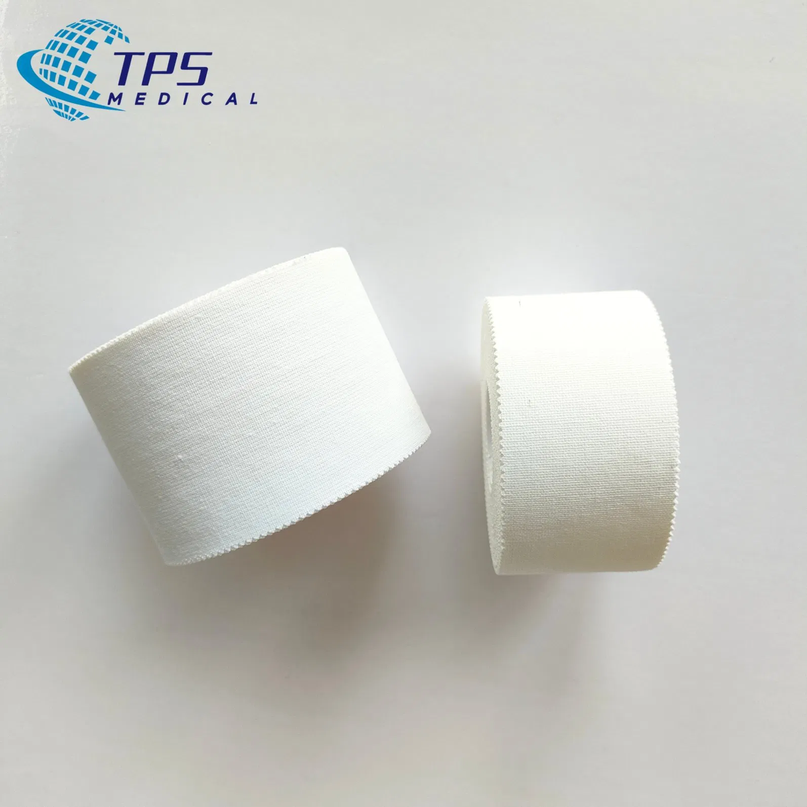 TPS High Breathable Waterproof White Cotton Rigid Athletic Sports Strapping Tape