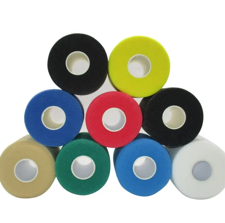 Skin-Friendly Foam Underwrap for Sports Tape Pre-Wrap Muscle Support and Basketball Protection