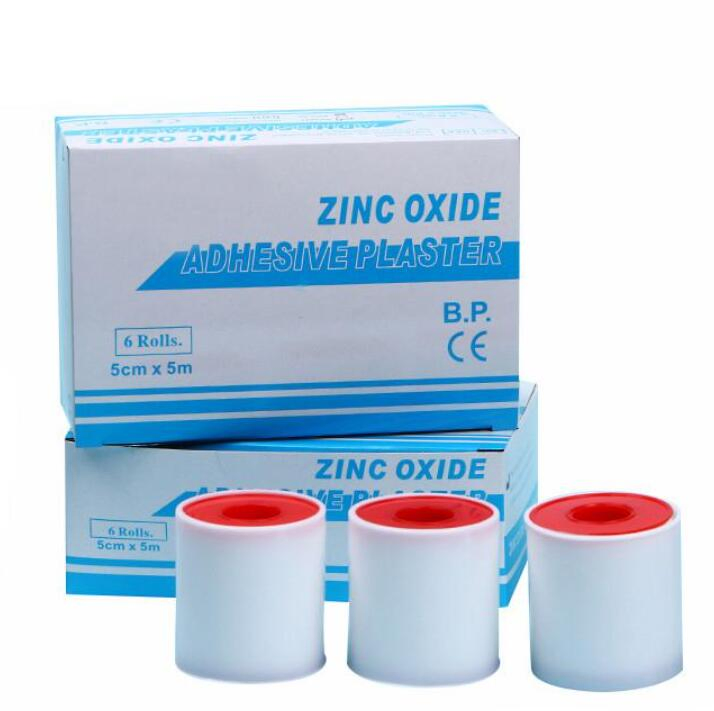 Sports Skin Friendly Adhesive Cotton Zinc Oxide Plaster Tape