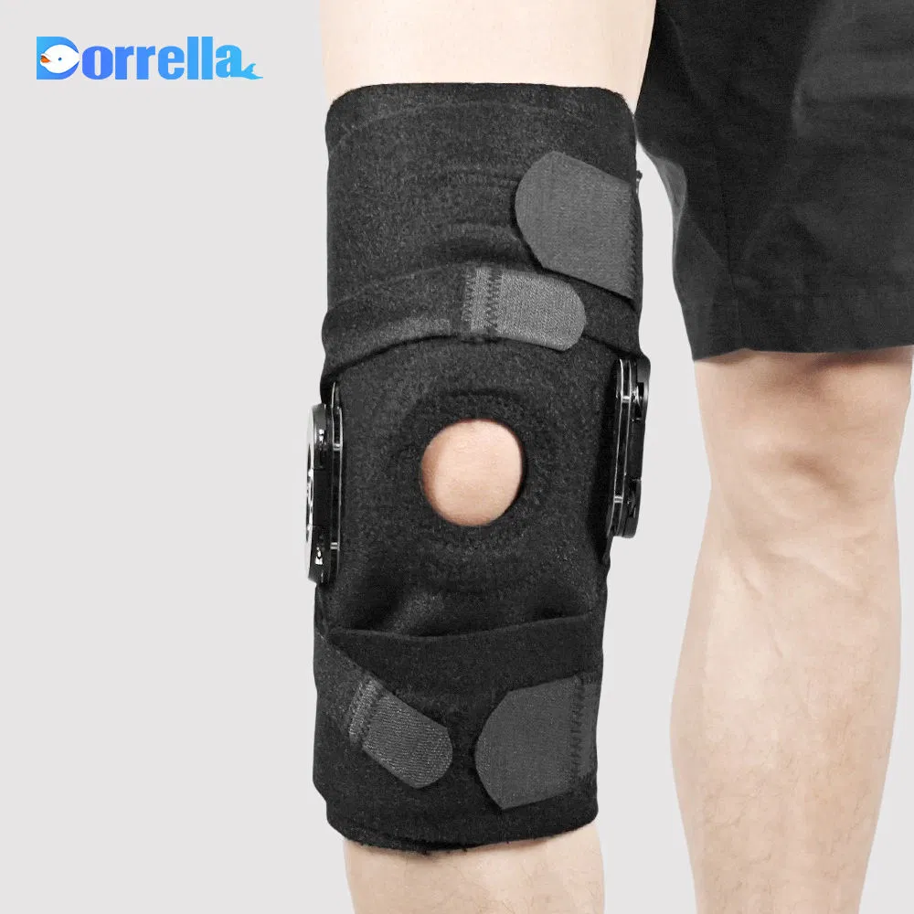 Gel Patella Knee Pads Adjustable Compression Wrap Knee Support Metal Side Stabilizers Knee Brace for Arthritis Pain