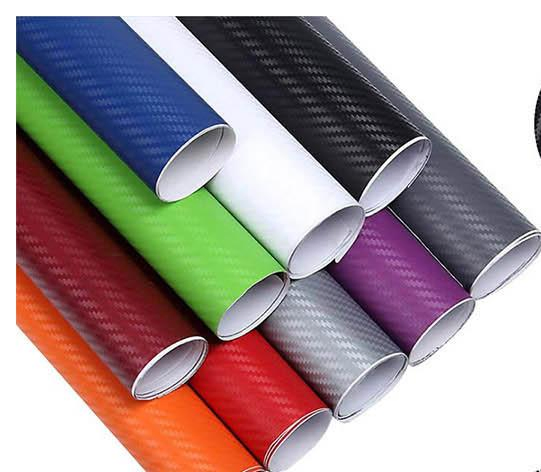 Air Bubble Free Channel Design 1.52*30m Self Adhesive 3D Carbon Fiber Car Vinyl Film Decorative Plastic Wrap for Cars