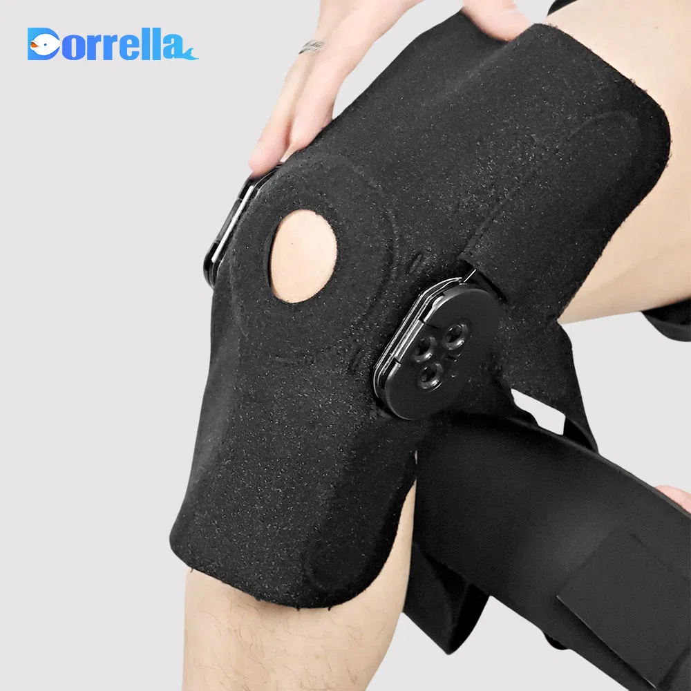Gel Patella Knee Pads Adjustable Compression Wrap Knee Support Metal Side Stabilizers Knee Brace for Arthritis Pain