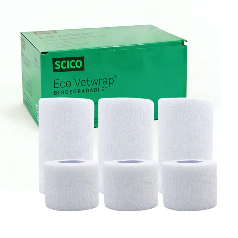 Wholesale Biodegradable Self-Adherent Bandage Wrap Biodegradable Bandages Sustainable Self-Adherent Veterinary Wrap