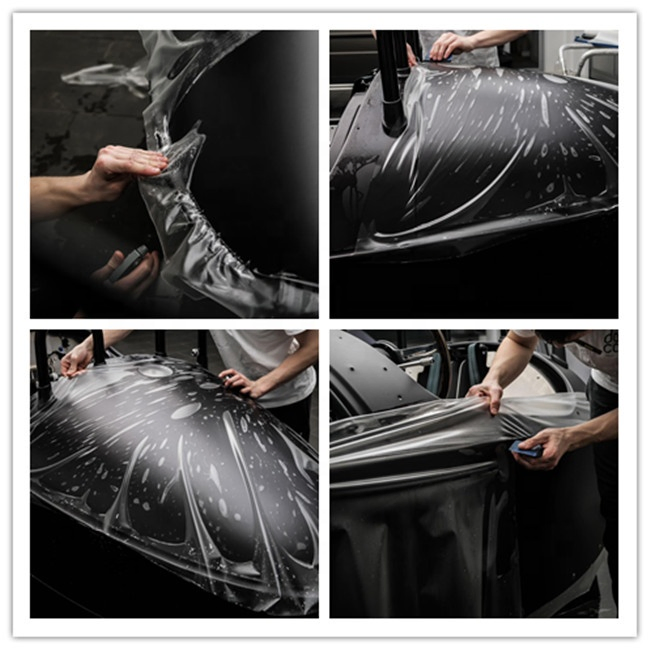 Nano Ppf 7.5mil Glossy TPU Ppf Film Anti Yellowing and Self Adhesive Car Wrap