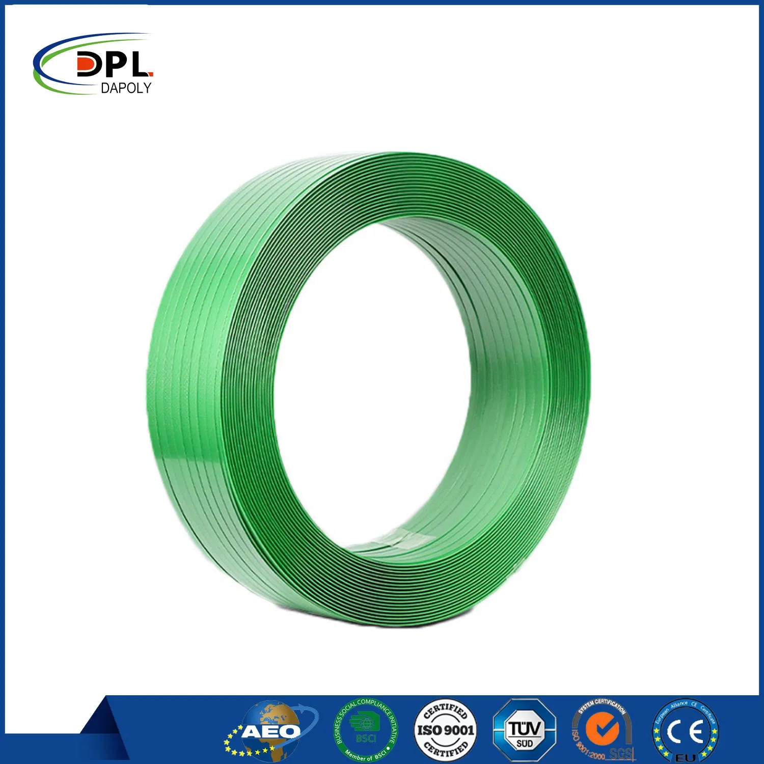 Pet Strapping Band Green Heavy Duty Strapping Roll Tape for Carton Pet Strap Sell Well
