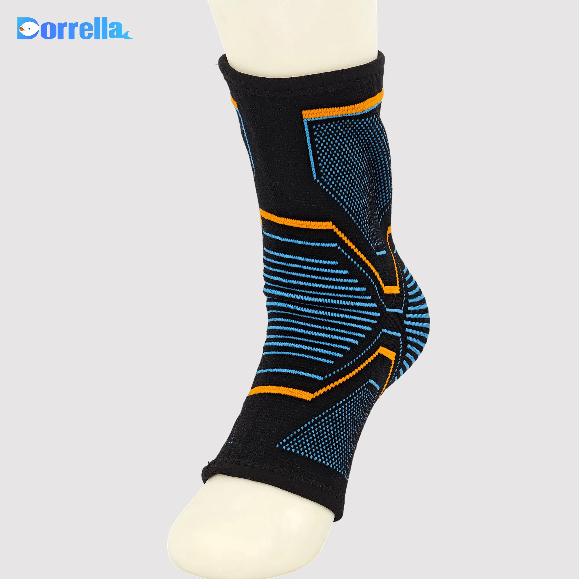 Adjustable Compression Foot Sleeve Sport Safety Protection Nylon Ankle Support Bandage Basketball Running Ankle Support Wrap