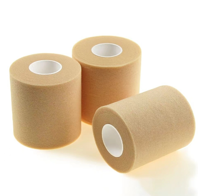 Skin-Friendly Foam Underwrap for Sports Tape Basketball Anti-Allergy Muscle Wrap Self-Adhesive Cushioning Bandage