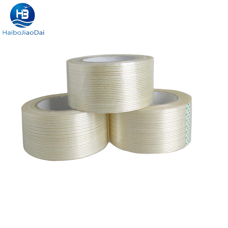15 Years Factory Supply Reinforced Filament Packing Tape Transparen Strapping Fiberglass Fiber Tapes for Shipping and Heavy Duty Packing