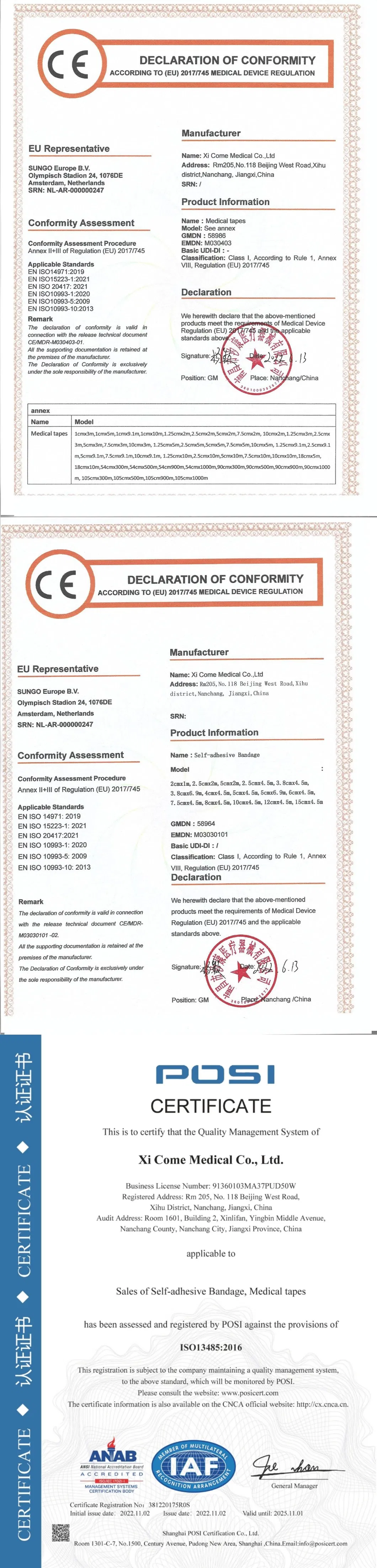 Product Details Chart