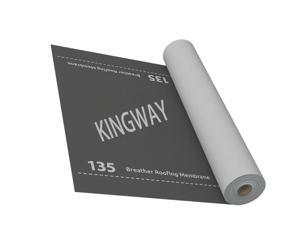 Kingway Self Adhesive Breathable Pitched Roofing Membrane House Wrap