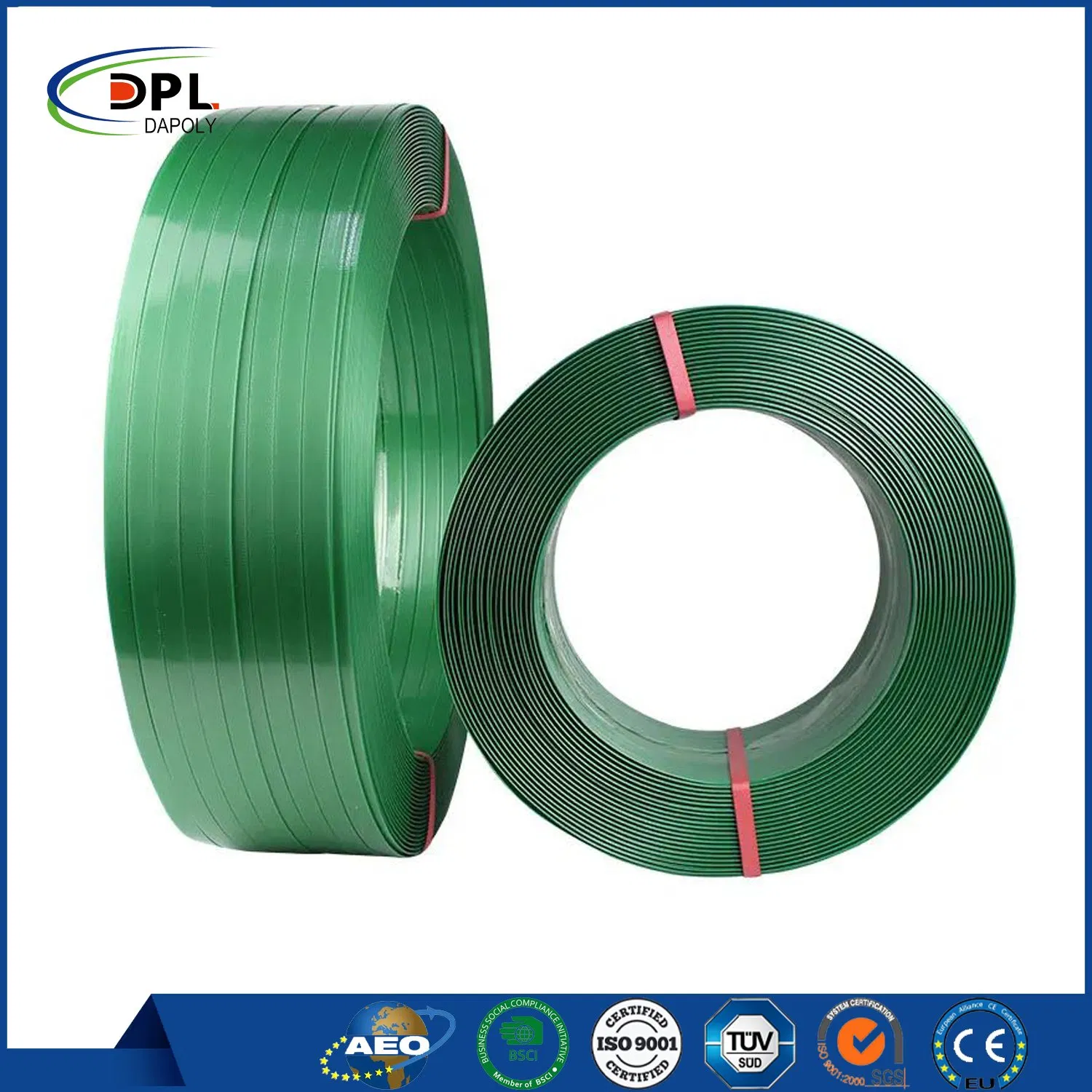 Pet Strapping Band Green Heavy Duty Strapping Roll Tape for Carton Pet Strap Sell Well