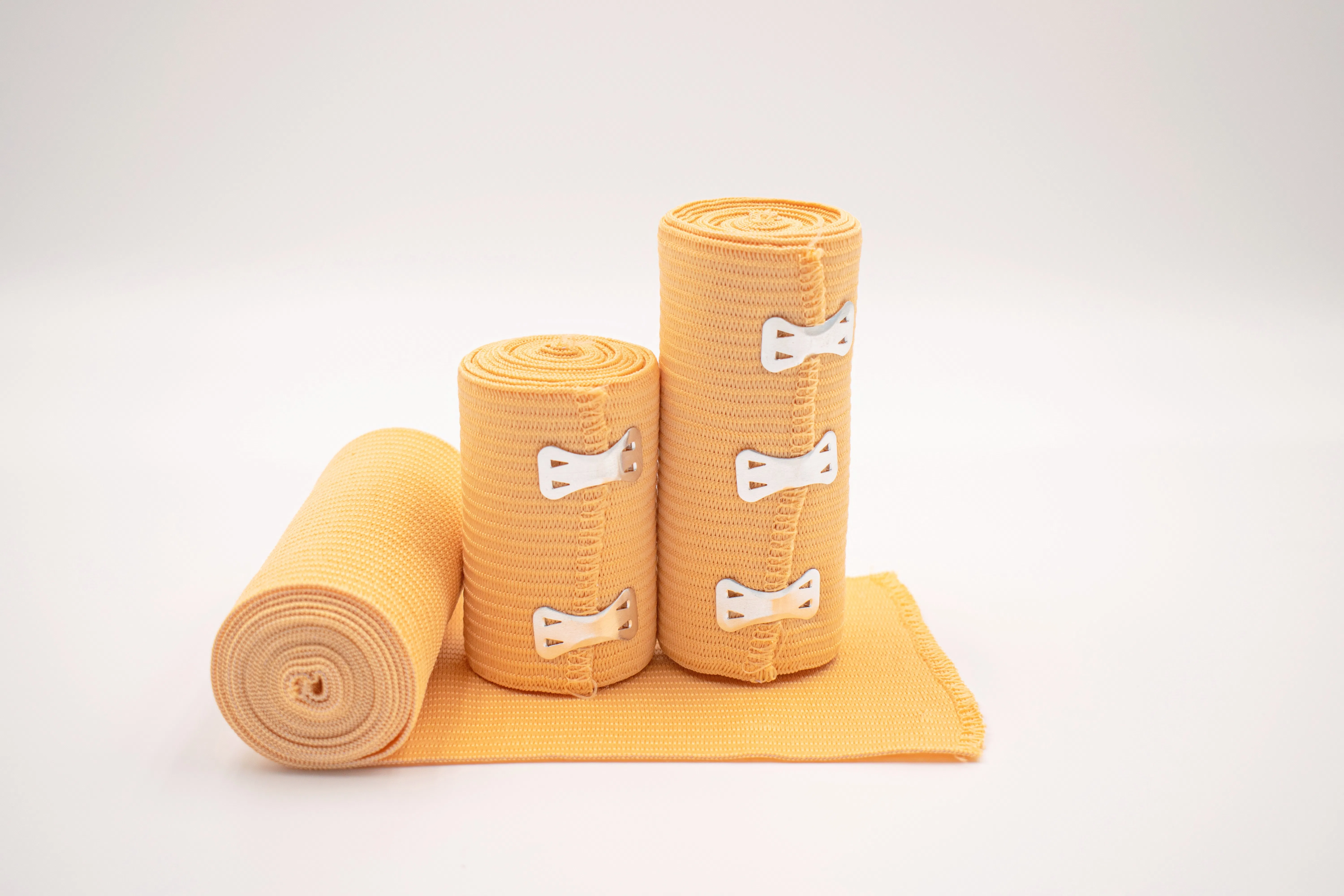 Elastic First Aid Compression Wrap Bandage Roll for Medical Kits