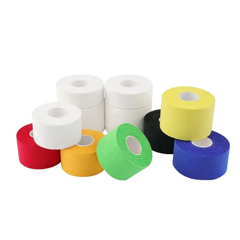Wholesale Custom Size Cotton Zinc Oxide Tape Rigid Athletic Sports Tape