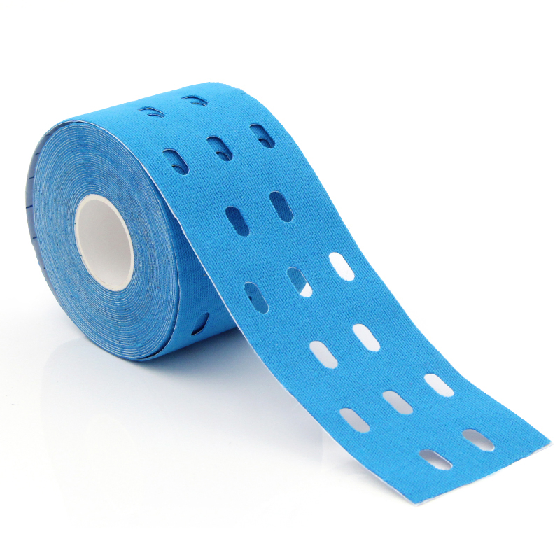Breathable Perforated Kinesiology Tape for Sports Recovery &amp; Physical Therapy CE Certified