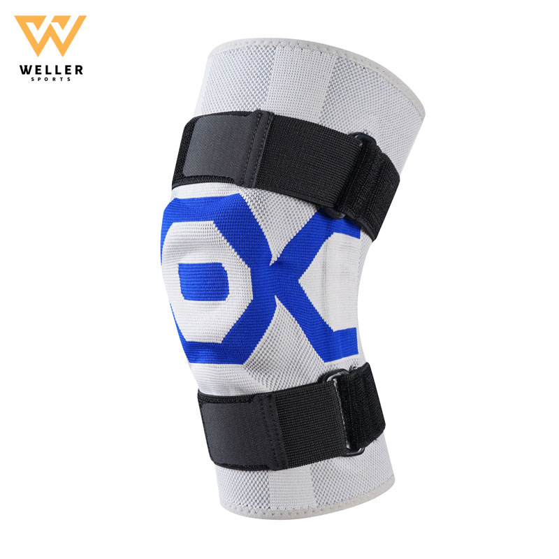 Stabilizing Knee Brace Sleeve for Support Compression Gel Pad Pain Basketball