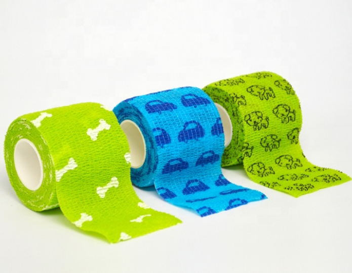Medical Non Woven Self Adhesive Pet Bandage/Cohesive Bandage/Elastic Bandage for Animal