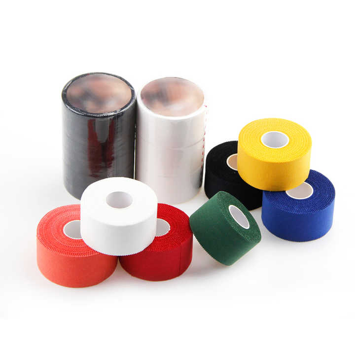 Cotton Sport Tape Antiwear Grip Tape Bandages for Weight Lifting Athletic Tape for Ankle Support Dancer Zinc Oxide Cotton Bandage