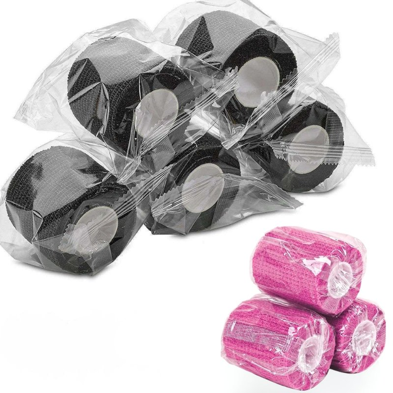 Manufacturer Direct Cohesive Tattoo Grip Cover Wrap Tattoo Grip Tape for Non-Slip &amp; Vibration Reduction