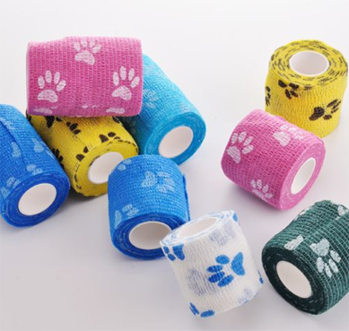 Latex-Free Non-Woven Animal Bandage Wrap