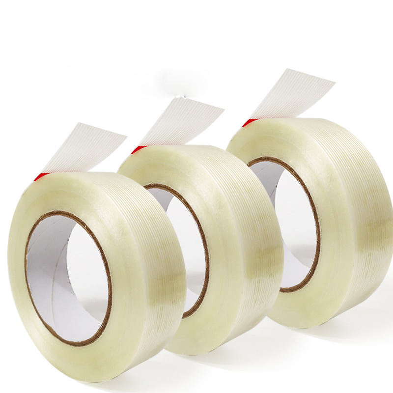 Heavy Duty Strong Packing Wrapping Strapping Fiberglass Reinforced Cross Weave Filament Tape