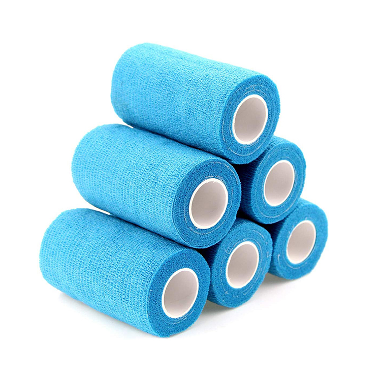 Disposable Medical Consumables Flexible Self Adhesive Elastic Bandage Cohesive Wrap for Athletic Sport