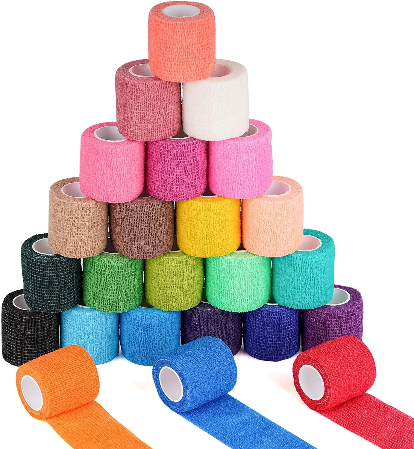 Self Adhesive Camouflage Elastic Cohesive Bandage Wrap for Hunting Outdoor