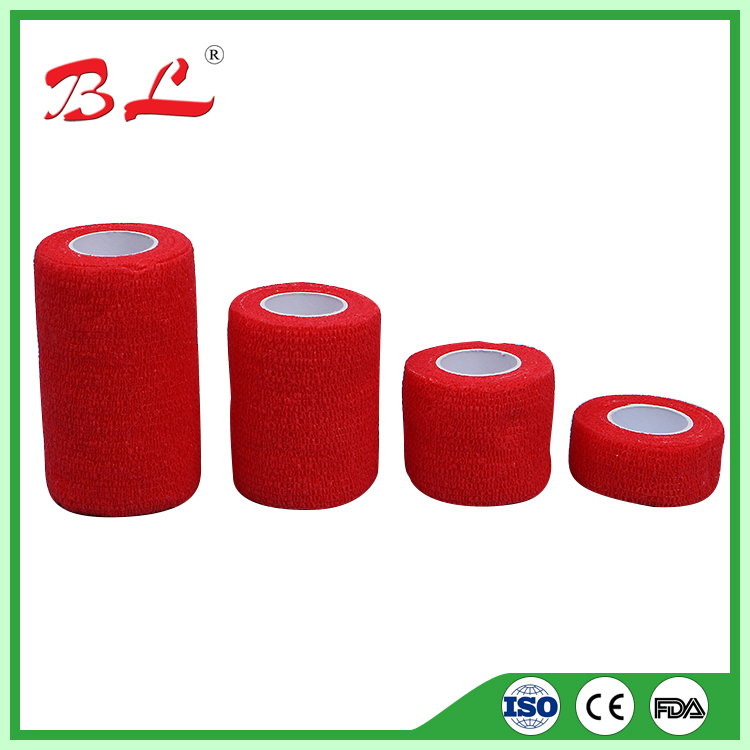 High Quality Elastic Self Adhesive Bandage/Cohesive Bandage Latex Free Vet Wrap -F