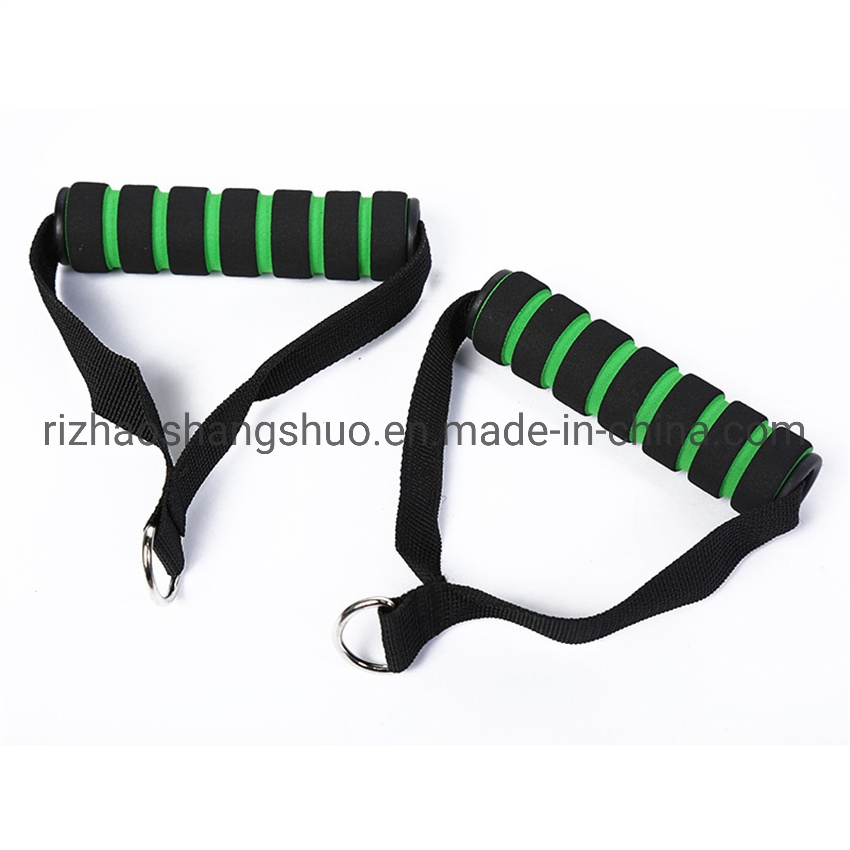 with Safety Nylon Fabric Covered with Foam Handles and Nylon Sleeve for Yoga Pilates Leg Workout 11PCS Resistance Tube Set Resistance Band