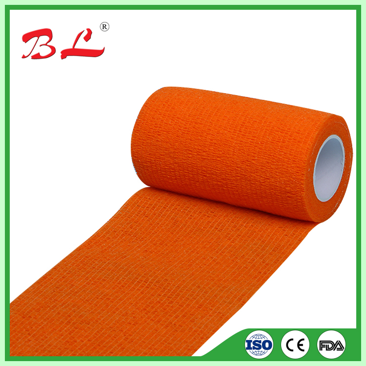 High Quality Elastic Self Adhesive Bandage/Cohesive Bandage Latex Free Vet Wrap -F