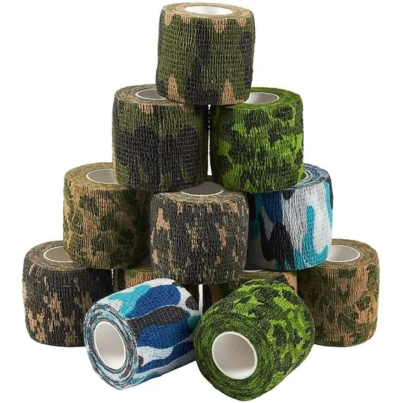 Custom Camouflage Self-Adhesive Protective Bandage for Military Army Hunting