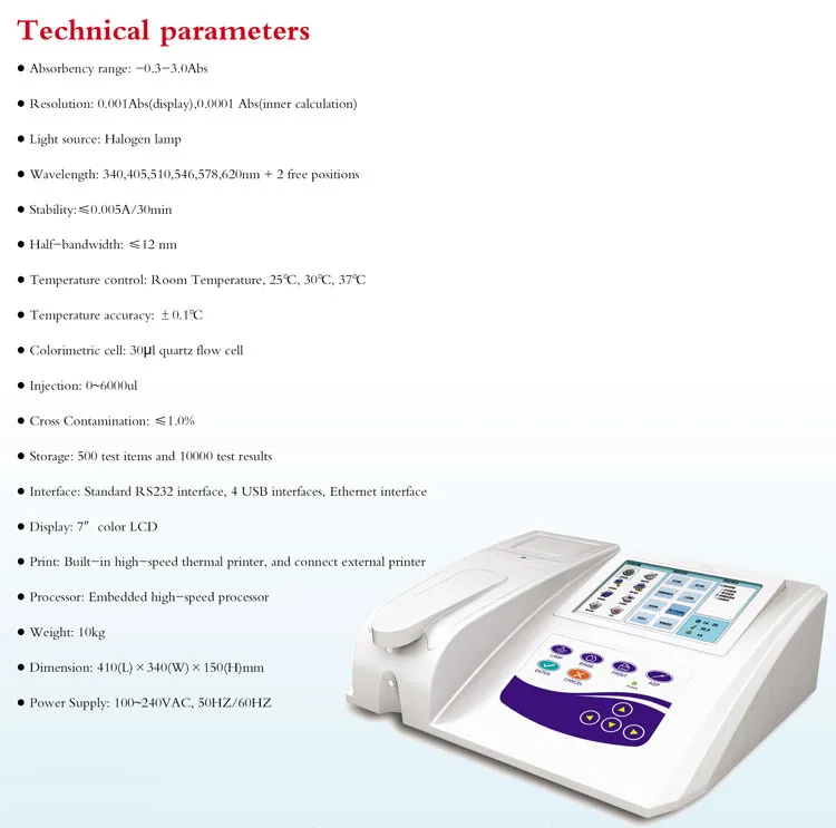 Chemistry Analyzer Detail 2
