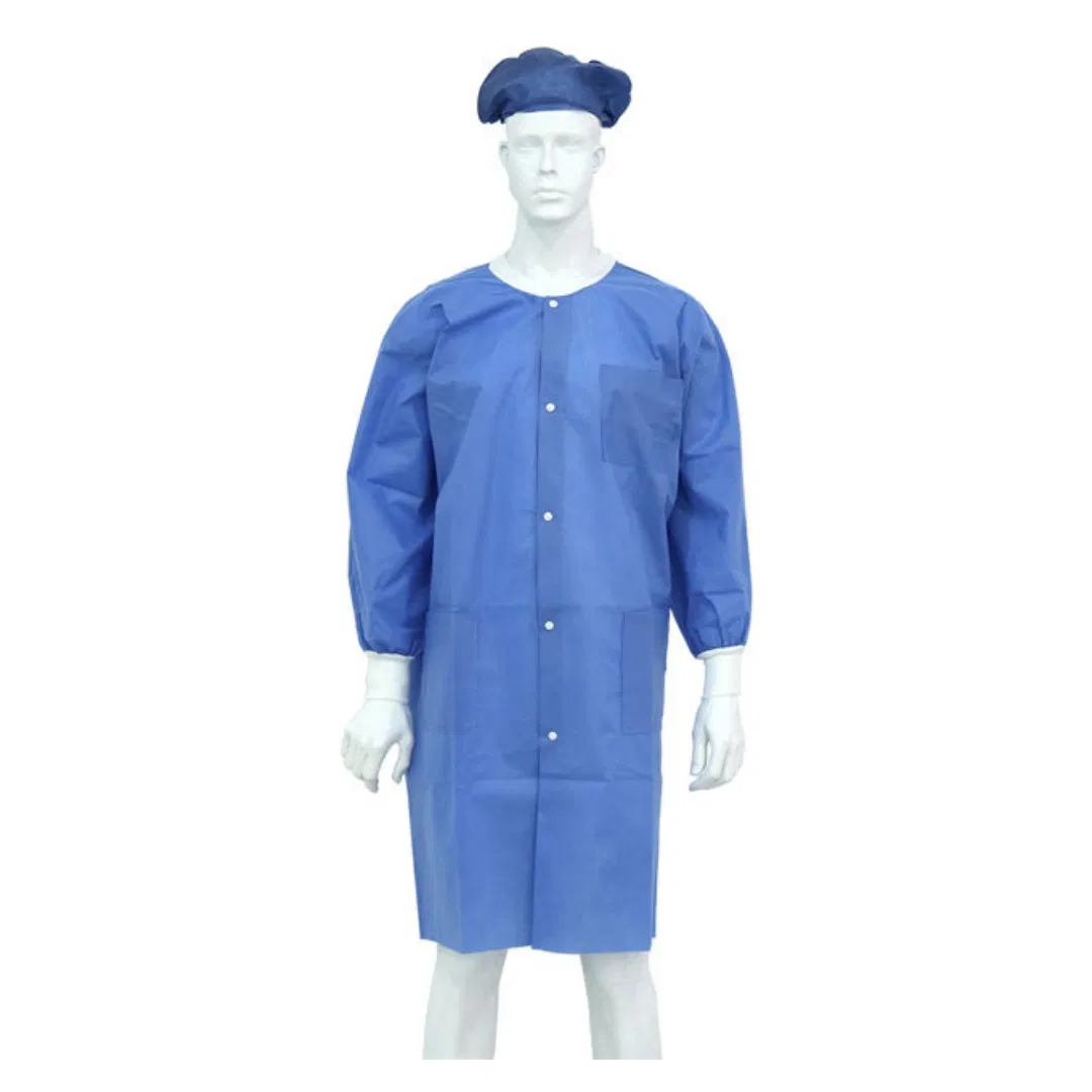 Hospital Uniform Disposable Lab Jacket Medical Consumable Yqd1-7