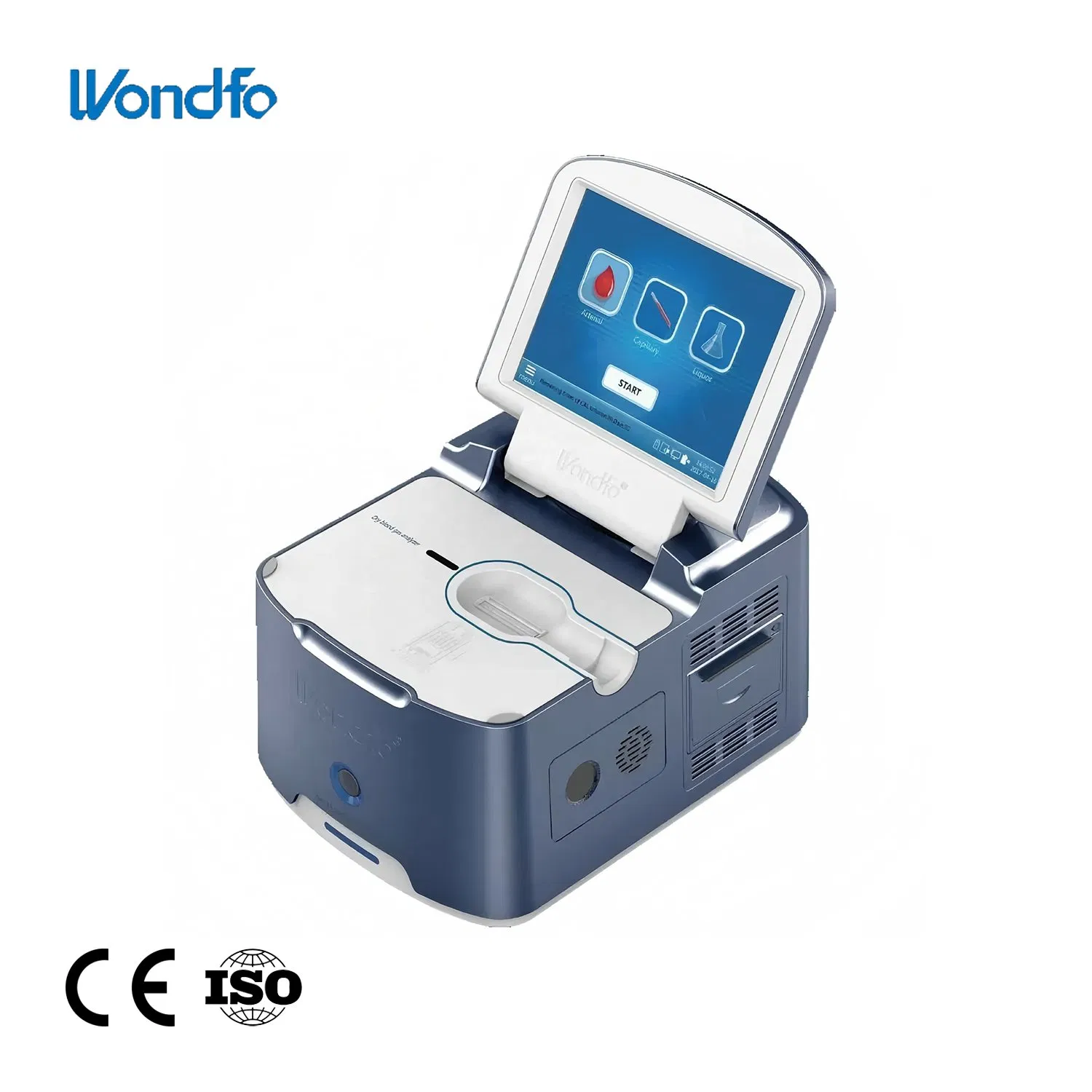 Wondfo Vcare5000 Veterinary Blood Gas Analyzer Touch Screen Pet Analyzer for Dog Cat Rabbit Animal Clinic Laboratory