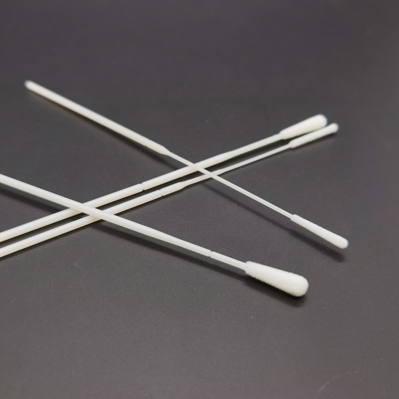 Disposable Virus Sampling Nasopharyngeal or Orpharyngeal Swab with Breaking Point