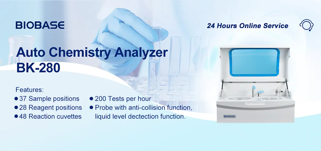 Clinical Blood Biochemistry Chemistry Analyzer Price