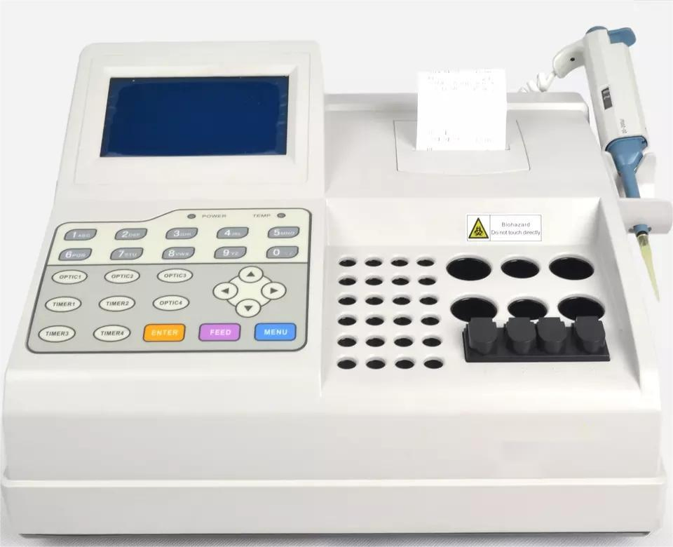 High Quality Cheap Price Semi-Auto Medical Laboratory Equipment 4-Channels Blood Coagulation Analyzer