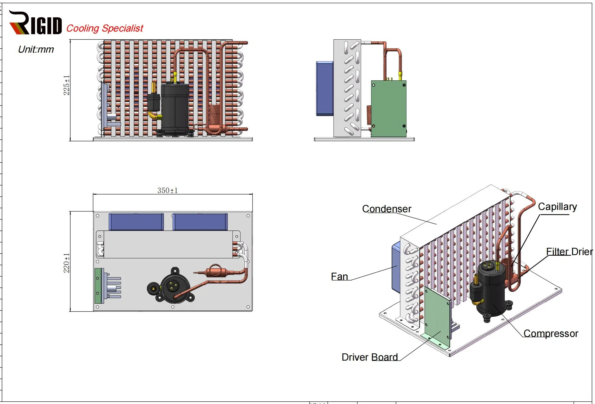 Condensing Unit for Laboratory and Medical Use