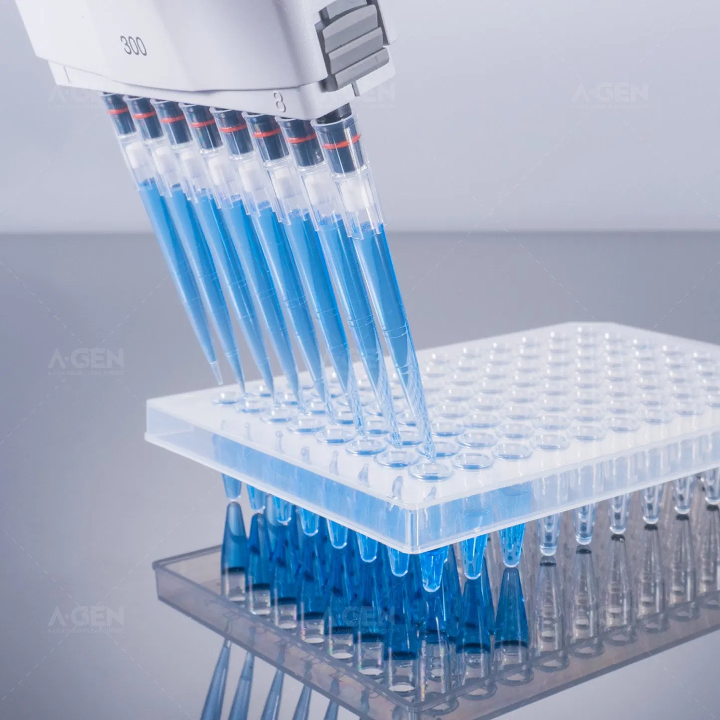 300UL Transparent Tip for Lab Consumable Universal Pipette